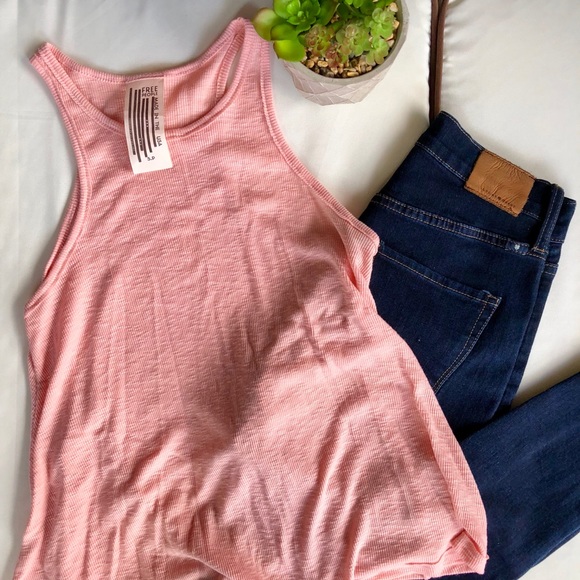 Free People Tops - Free People Pink Tank Top